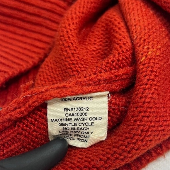 UO x Lancaster Unisex Sweater Pullover Budweiser BeerVintage Red Crew Neck Small - Picture 6 of 11